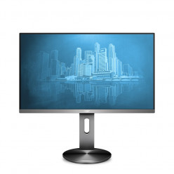 23.8- AOC IPS LED I2490PXQU/BT Black/Silver (4ms, 100M:1, 250cd, 1920x1080, 178°/178°, VGA, HDMI, DisplayPort, Speakers 2 x 2W, USB Hub: 4 x USB3.0, Audio Line-out, Height Adjustment, VESA)